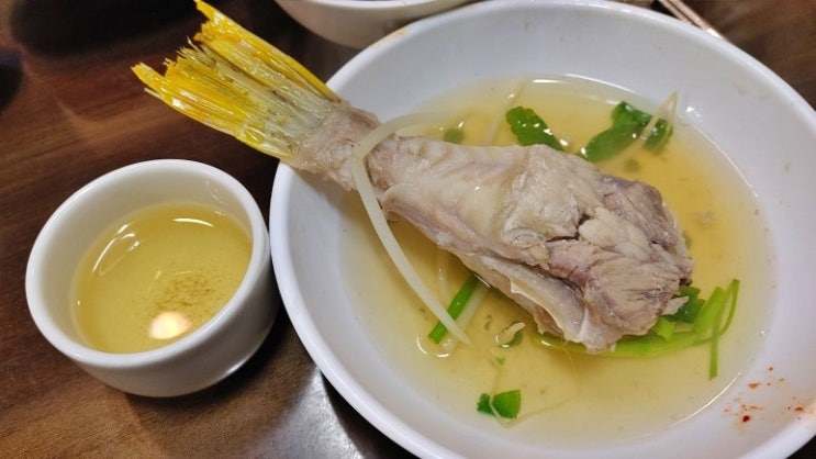  서대문역 해장하기 좋은 식당 삼호복집, 참복지리와 히레소주