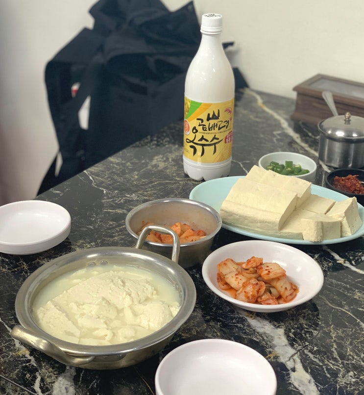  서울 광진구 맛집 : 아차산-용마산 코스 등산하기 전 먹기 좋은 원조할아버지손두부