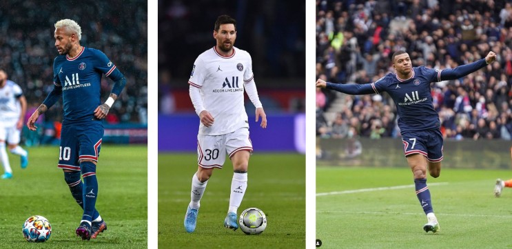 프랑스 리그앙,선수 월급 순위 TOP20,20위안에 18명이 PSG선수들로 독식,280만파운드의 메시가2위,1위는 340만파운드의 네이마르가 차지했다