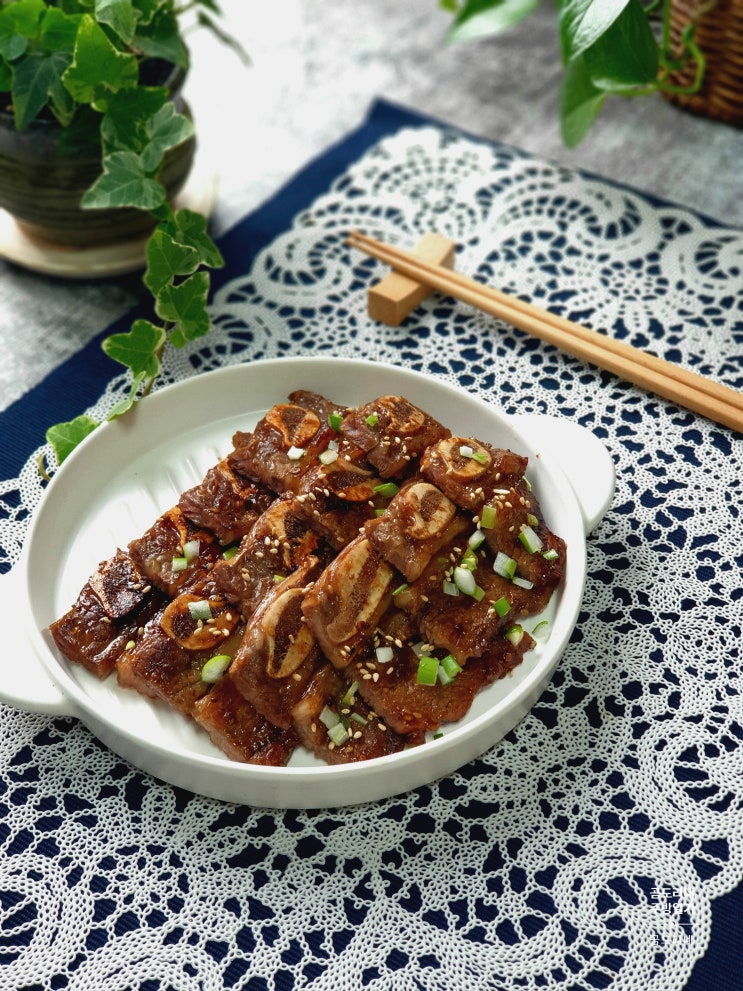  생LA갈비 양념구이 만드는법 LA소갈비 양념장 재는법(LA갈비 뜻,유래)