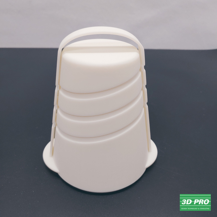 3D프린팅으로 컵 모양 출력물 제작/ 대학생 졸업작품/3D 프린터 시제품 출력/ SLA 레이저 방식/ABS Like 레진 소재/ 쓰리디프로/3D프로/3DPRO 