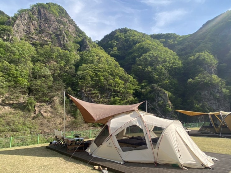  충북 영동 달이머무는집 1박2일 캠핑
