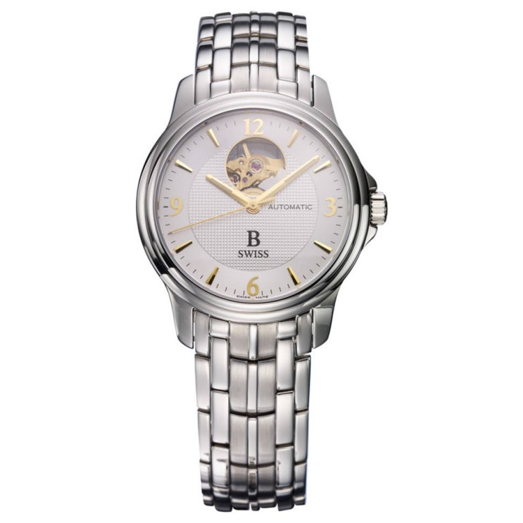  B SWISS 오픈하트 오토매틱 시계  $189.99 (애쉬포드 한국직배송 $19.95)