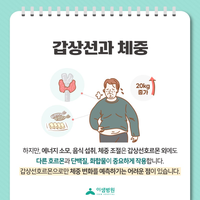 갑상선 수술후 체중변화에 대한 생각정리