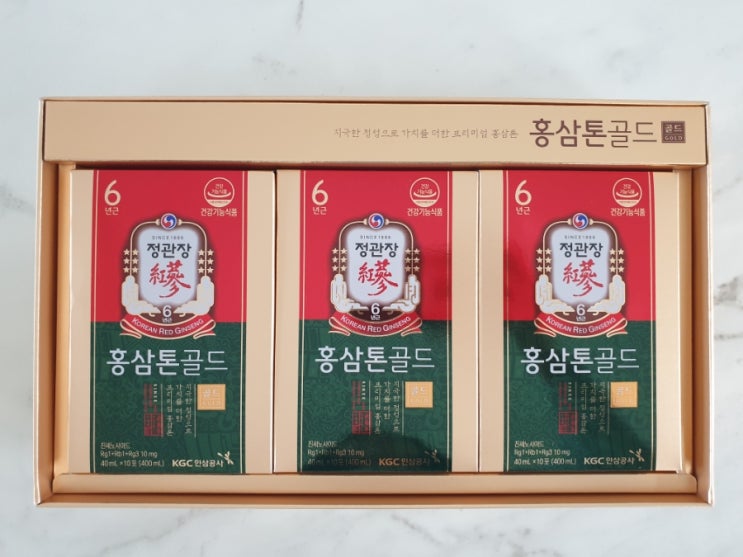  정관장 홍삼톤골드 내돈내산 후기