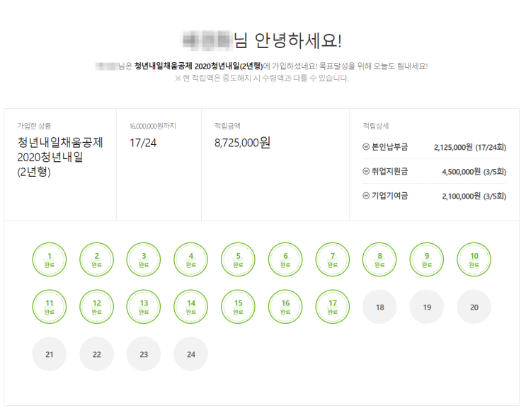  [17회차] 청년내일채움공제
