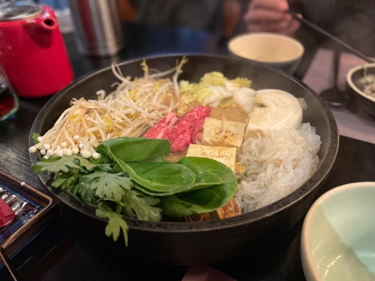  발산역 근처 마곡 스키야키 맛집 '옥소반 마곡본점'