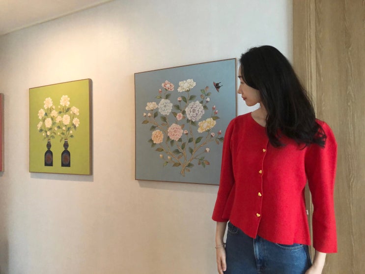  가디건 하나로 러블리 로맨틱룩 완성하기[오버듀플레어-하트가디건]실물감탄후기,데이트룩추천-내돈내산 실제착용리뷰