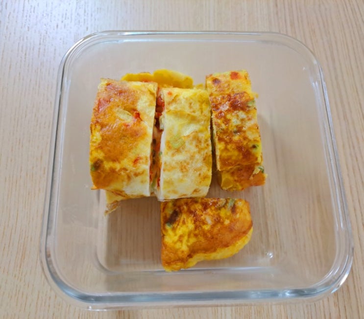  야채계란말이레시피) 아이들도 맛있게 먹을 수 있는 야채계란말이레시피