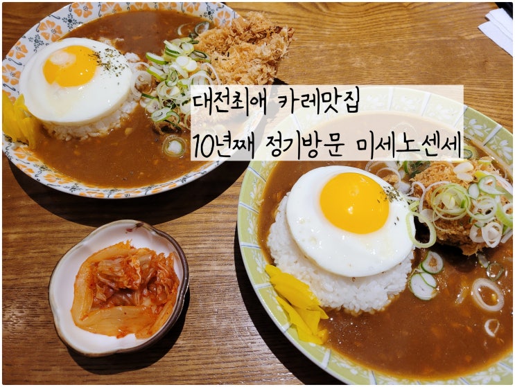  대전카레맛집 1년에 몇번은 먹어줘야지 최애 탄방동맛집 미세노센세
