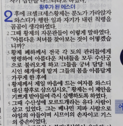 에스더 2장 에스더 2장