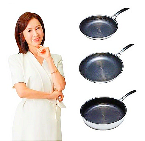 쿡셀 블랙큐브 후라이팬 세트/전인화 후라이팬
