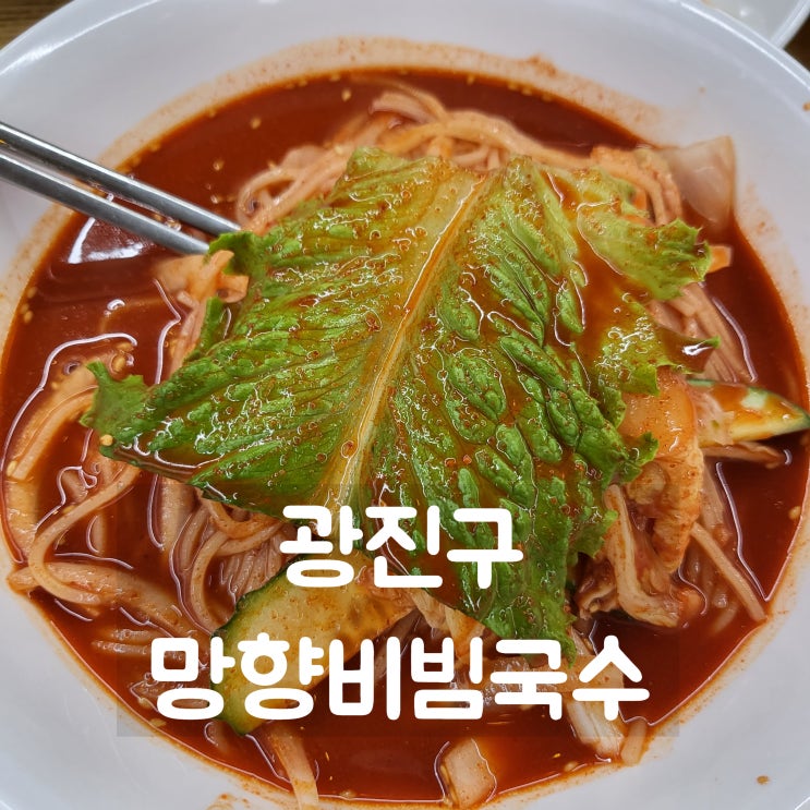  [서울 광진구] 새콤비빔국수와 육수맛집 ::망향비빔국수 광진구점::