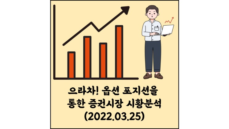  (2022.03.25)으라차! 옵션 포지션을 통한 증권시장 시황분석-코스피 시장