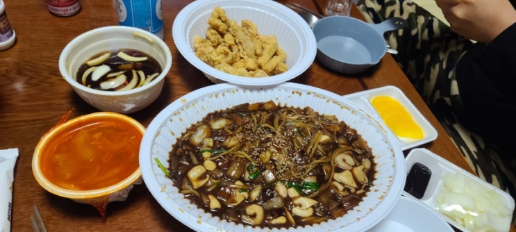  송탄맛집 배달의민족 용천관 쟁반짜장!!