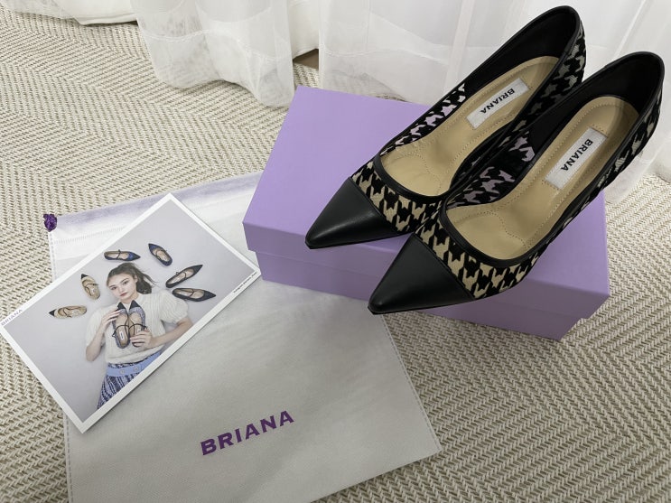  기상청 사람들 유라 구두 브리아나 Houndstooth Stiletto (7CM)(BR0001YP) 여성 봄 구두 추천