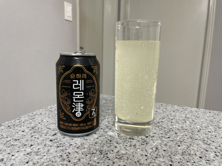  순하리 레몬진 7% 리뷰