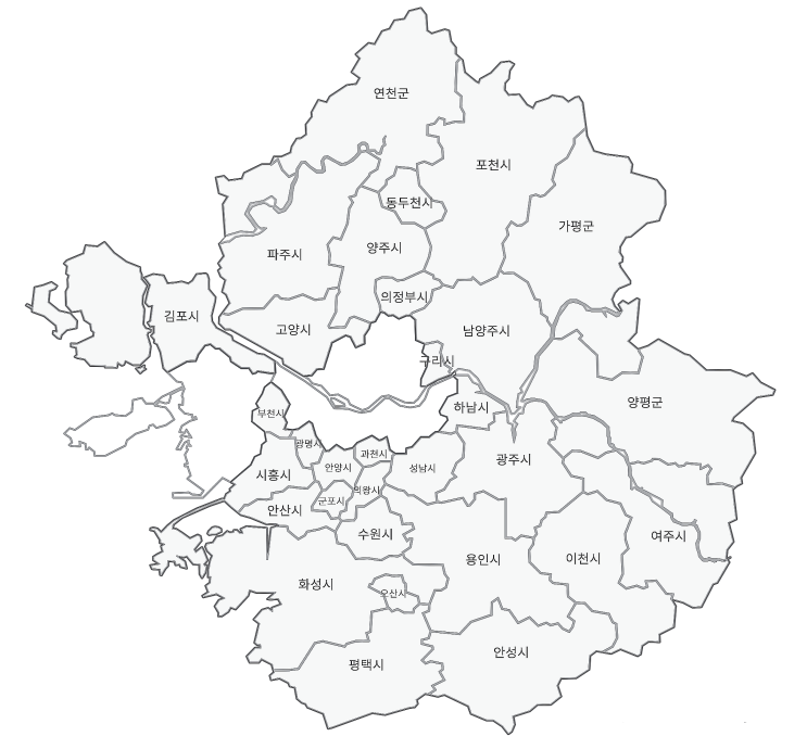  경기도 북서부지역 지리 및 관광지(택시운전자격시험 경기도지리 중요사항정리1)