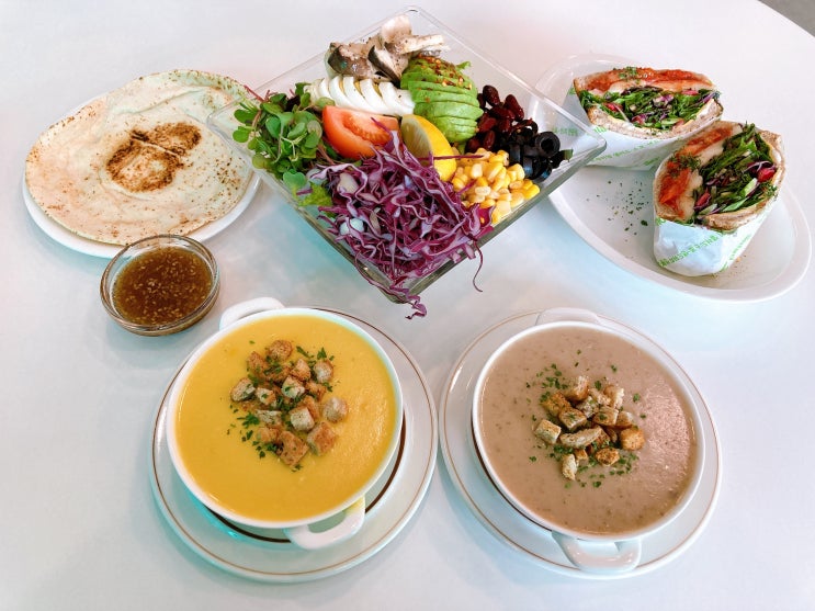   군산시 미장동 샐러드 유기농 채식 비건 식물성 친환경 건강식 샐럽스프 salap soup
