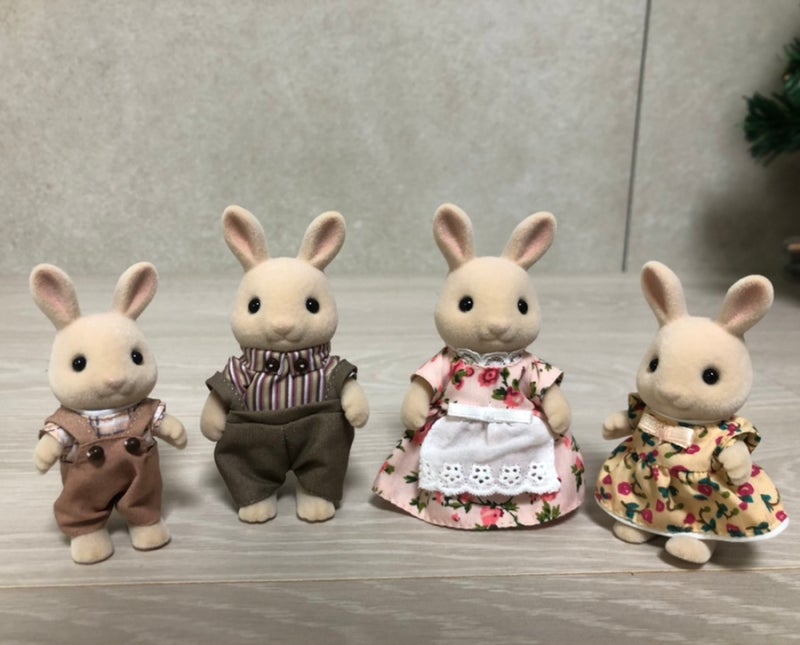 실바니안 첫 가족 밀크토끼 가족 #4108 Milk rabbit family