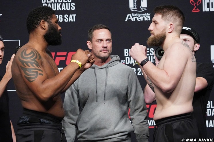 UFC on ESPN 33: 블레이즈 vs 다우카우스 계체 영상과 결과 UFC on ESPN 33: 블레이즈 vs 다우카우스 계체 영상과 결과
