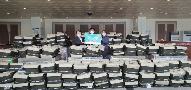  [남양주시복지재단] 현대백화점그룹, 남양주지역 복지시설에 식사키트 지원(2021.1.13.)