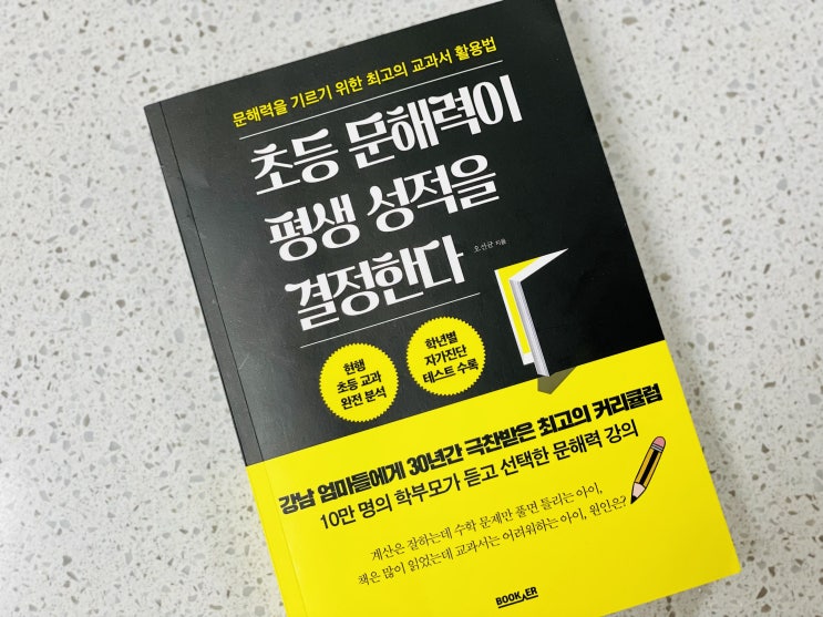  초등 문해력이 평생 성적을 결정한다 자녀 교육서 신간도서