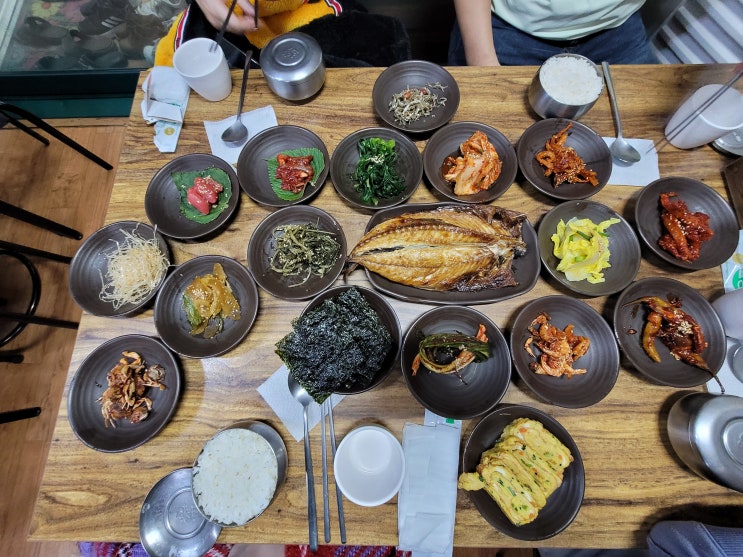  후암동 가정식 백반집 여기래 점심식사