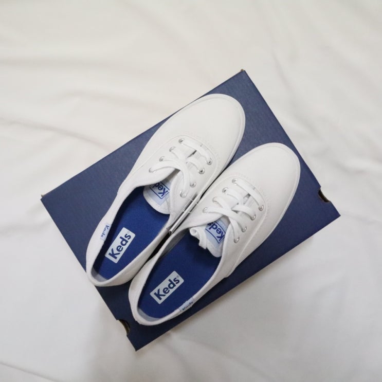  [케즈(keds)] 화이트 스니커즈 '케즈 트리플 캔버스’ 후기 및 사이즈 추천!