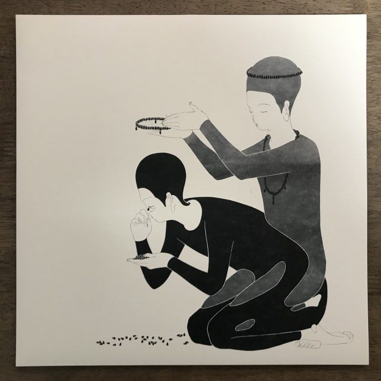  [EP, LP, 엘피] 한희정 - 두 개의 나 (흰색 45rpm 바이닐, 500장 한정, 싸인 엽서 동봉)
