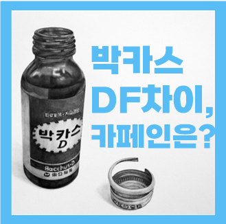  박카스 D F 차이, 카페인 성분 및 부작용