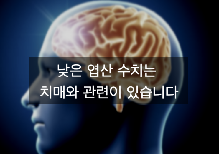  낮은 엽산 수치는 치매 및 치매 사망률과도 관련이 있습니다