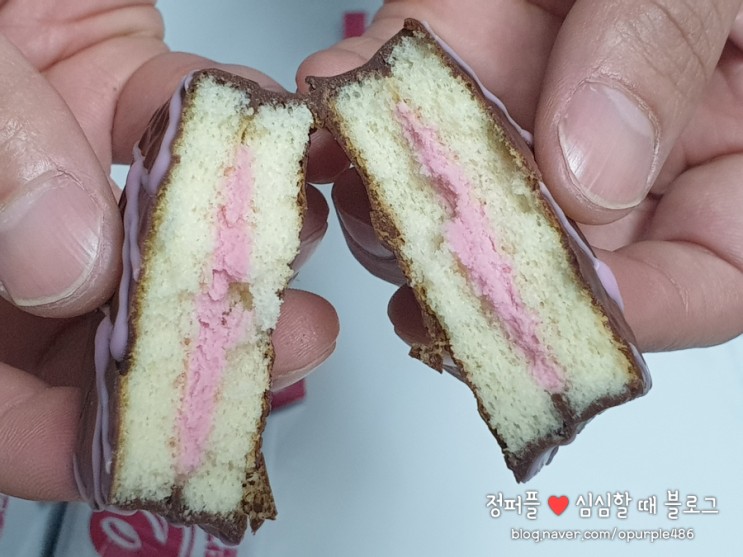 해태 오예스 딸기 치즈 케이크 신제품 봄 한정판