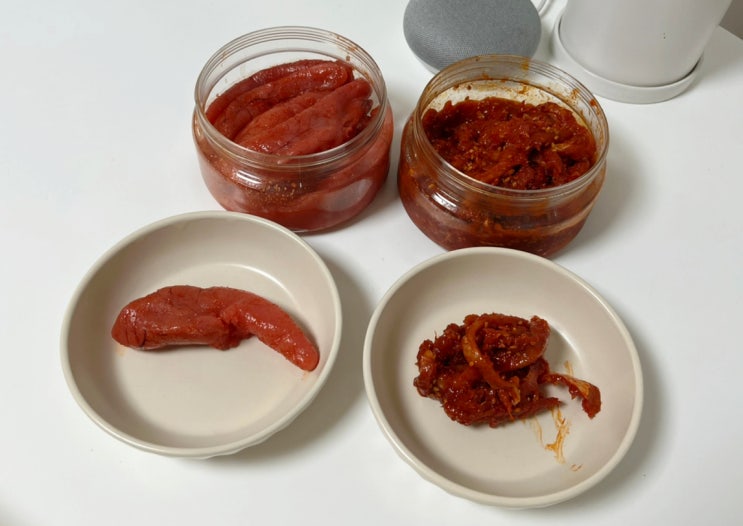 입맛 돋아주는 속초젓갈 해담음에서 명태회무침 먹었어요~ 입맛 돋아주는 속초젓갈 해담음에서 명태회무침 먹었어요~