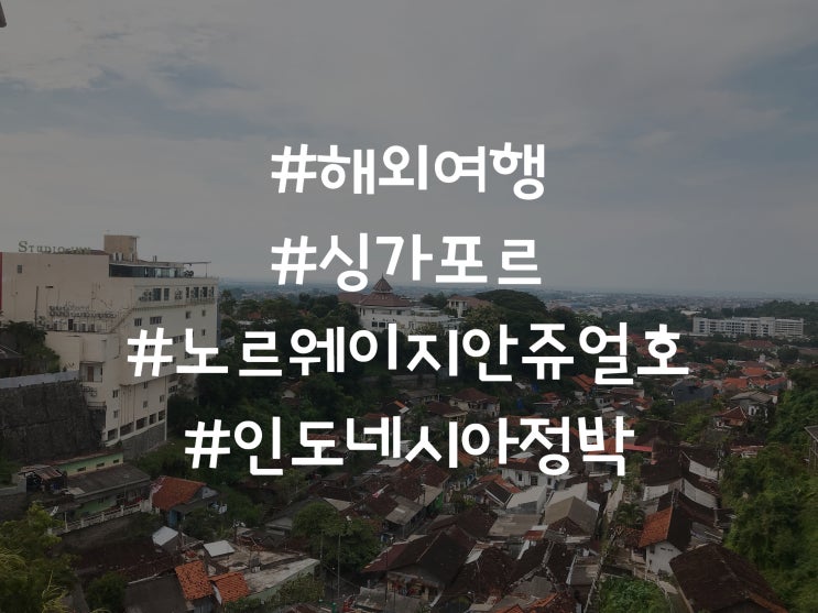  해외여행 싱가포르 크루즈 노르웨이지안 쥬얼호 인도네시아