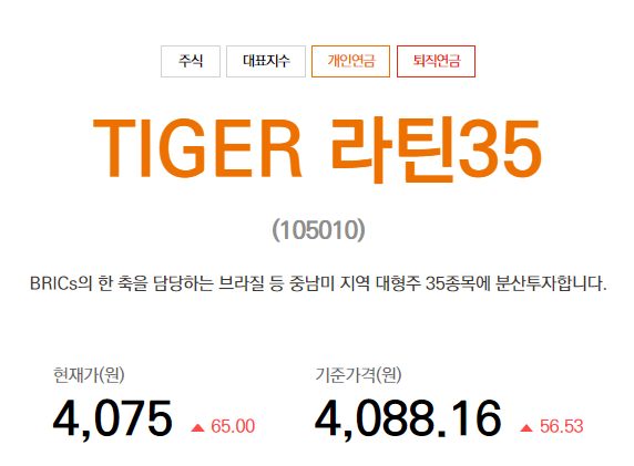 원자재/에너지 투자와 신흥국 분산 투자를 동시에 노린다: Tiger 라틴35 Etf : 네이버 블로그