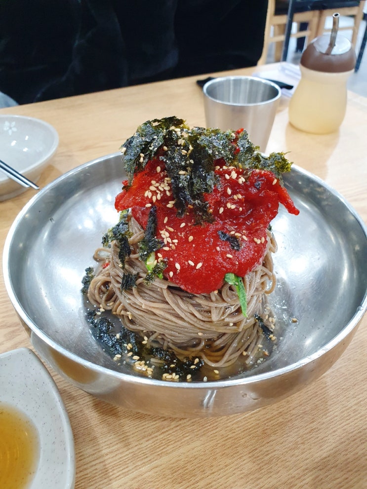 용산아이파크몰 한식 꿈꾸는 메밀 7층 식당
