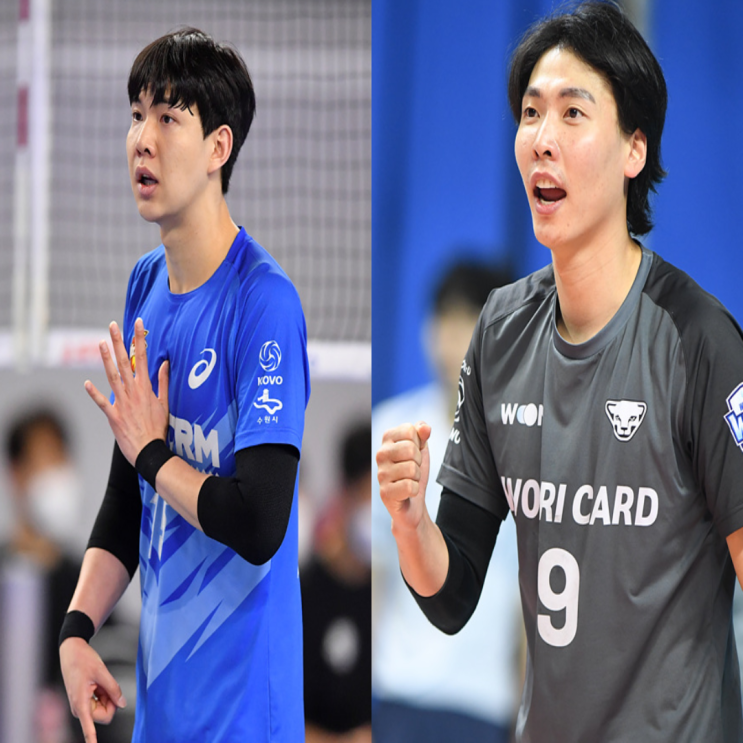 남자배구 한국전력 우리카드 3월 27일 경기예상(다우디 임성진 신영석 나경복 송희채 이강원)