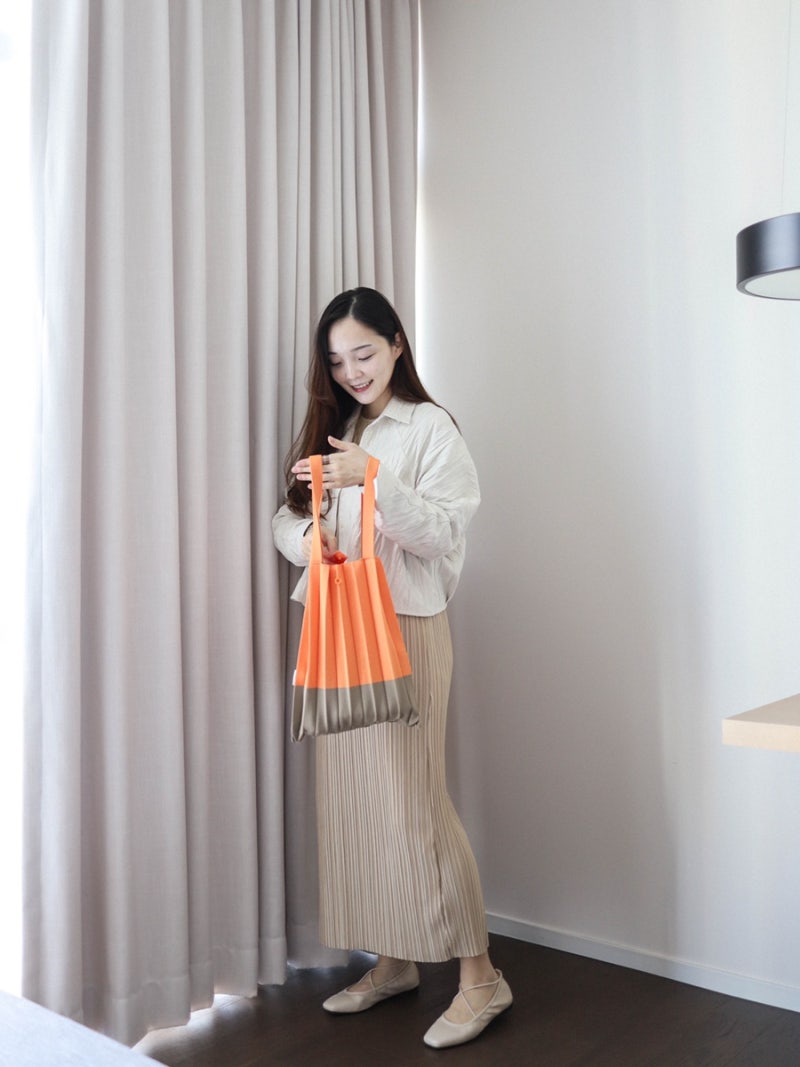 30대여자코디 라플리 플리츠웨어로 멋내기