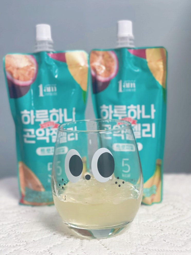  [ 다이어트 간식 / 곤약젤리 ] 1am원에이엠 하루하나 곤약젤리 신상 트로피컬 맛 후기