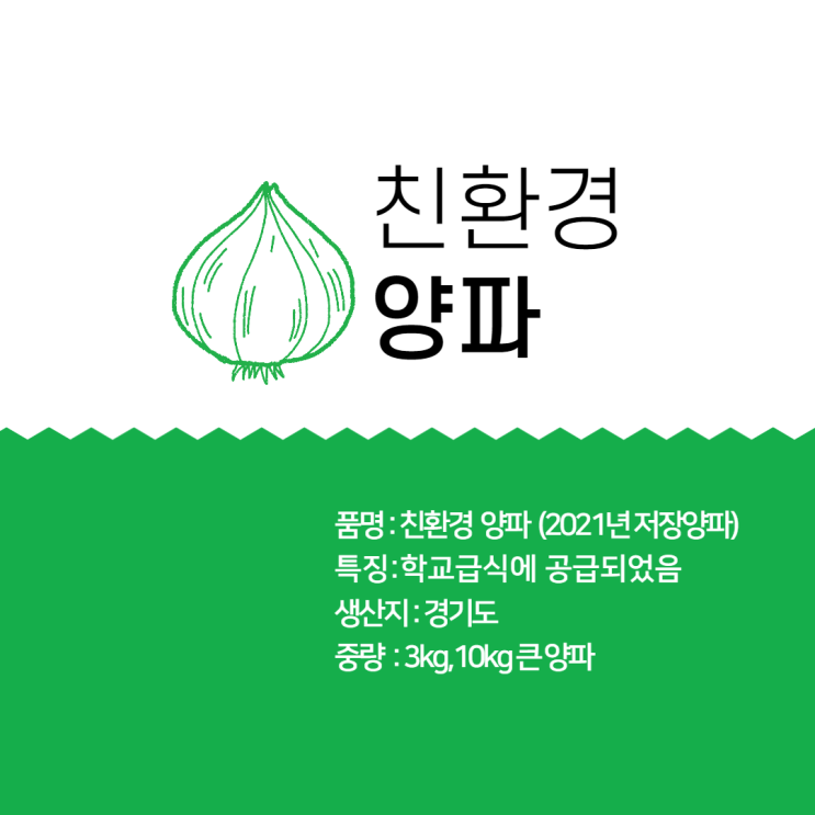  친환경 양파 저렴하게 구입했어요 (마켓경기)