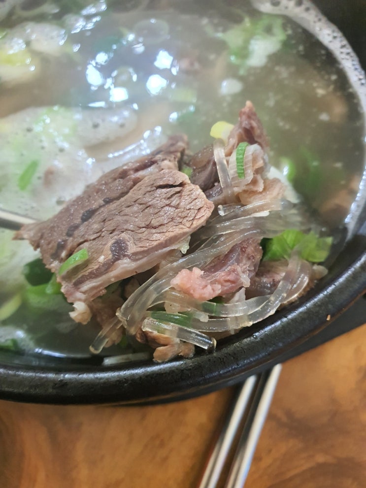  풍양 한우와 한우탕 예천참우마을(무한리필 갈비탕이었던 곳)