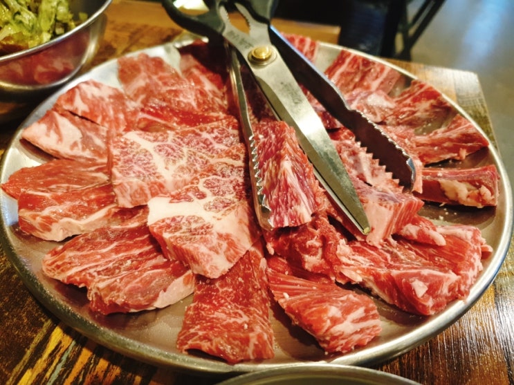  저녁식사 - 갈비살맛이 아름다운 침산동 석경