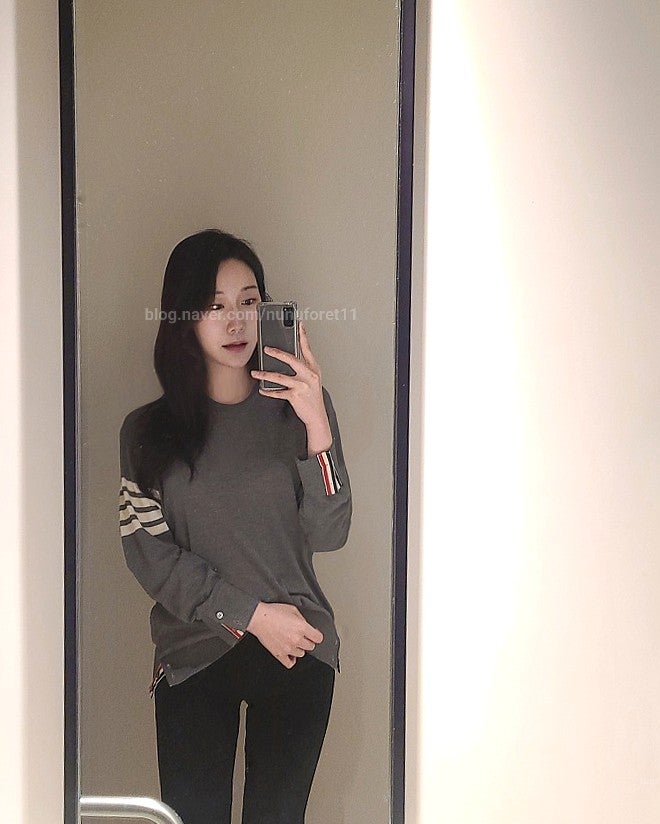안다즈 호캉스 오오티디 : 남자 톰 브라운 니트 여자 코디 / 사이즈