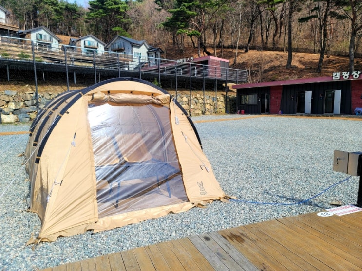  노을 맛집, 마운틴 뷰 도래재 별빛마을캠핑장