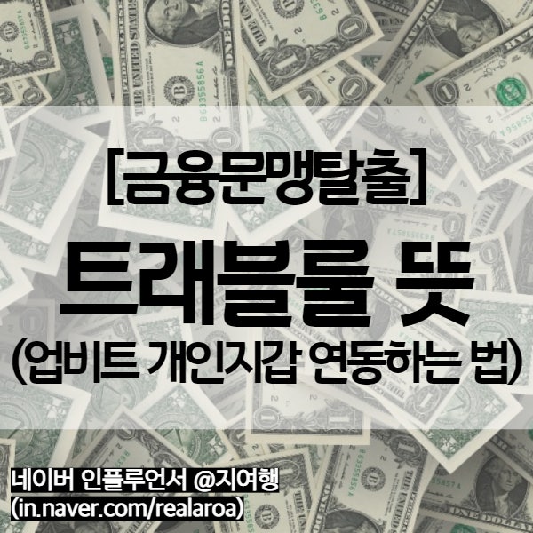  트래블룰 뜻과 도입 취지 - 업비트 개인지갑 연동하는 법
