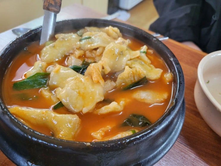  (수락산맛집)매콤하고 진한 수제비맛집 가재골수제비