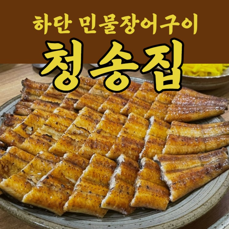  50년 전통 하단 장어구이맛집 청송집