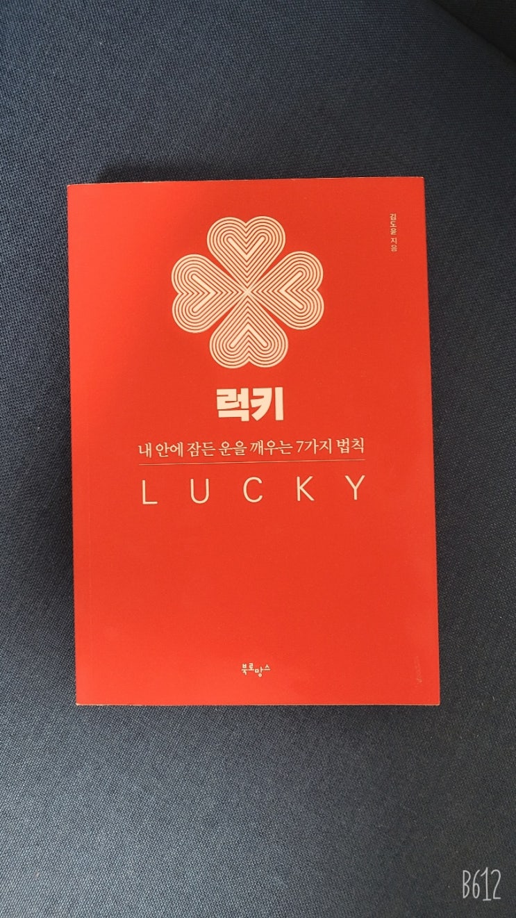  책 럭키 김작가TV 운 을가장멋지게 올라타는사람들의 특징은?
