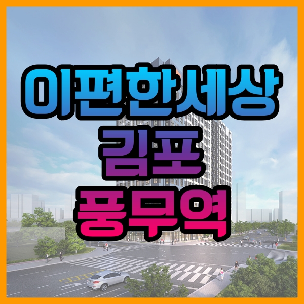김포 주거형 오피스텔 이편한세상시티 풍무역 아파텔 분양정보 복층형